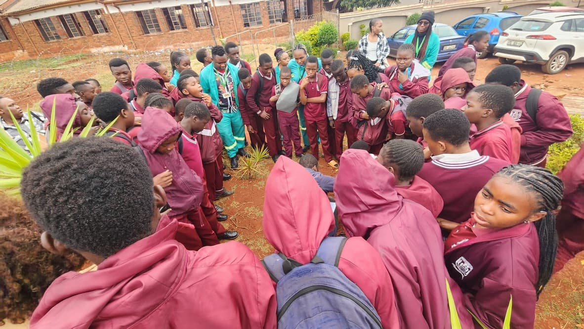 Students participating in Green Schools Programme